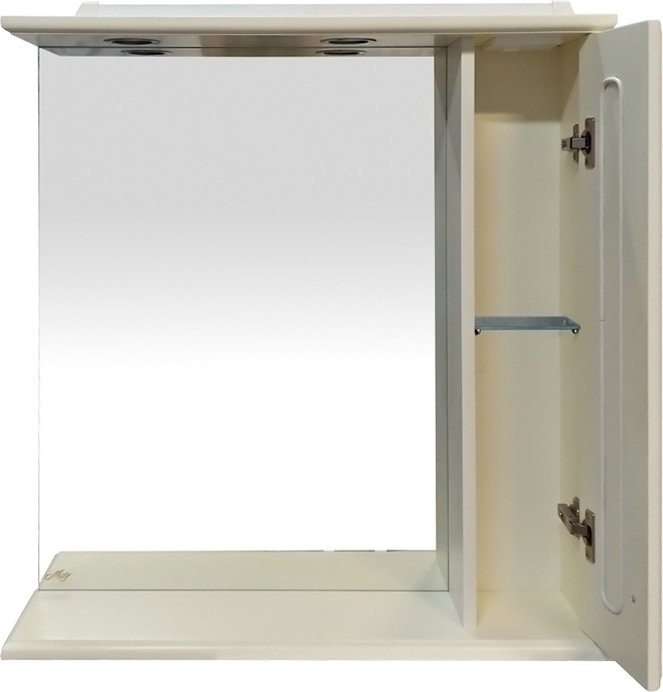 Зеркало Misty Лувр R 85 слоновая кость