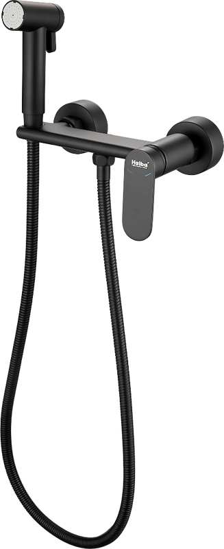 Гигиенический душ Haiba HB5516-7 со смесителем, черный
