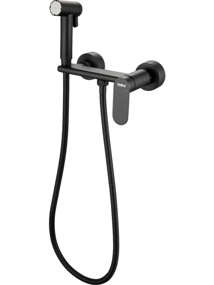 Гигиенический душ Haiba HB5516-7 со смесителем, черный