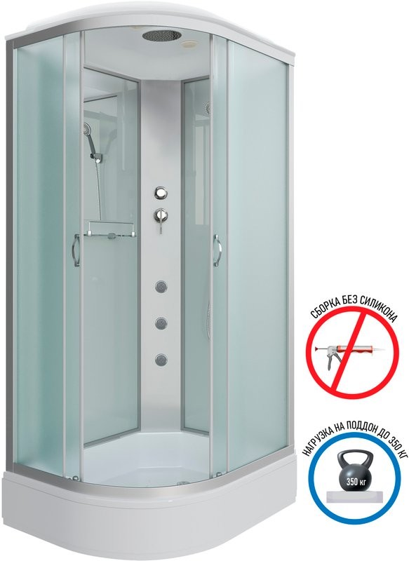 Душевая кабина Niagara Classic NG-33294-14RG 120х90 см, с гидромассажем