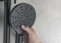 Душевая стойка AQUATEK AQ2046MB матовая черная