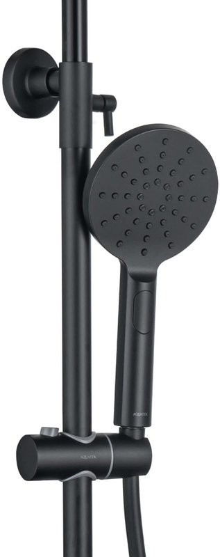 Душевая стойка AQUATEK AQ2046MB матовая черная