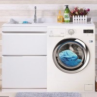 Тумба с раковиной Style Line Даллас Даллас 130 Люкс Plus, напольная, белая (уценка: сколы)