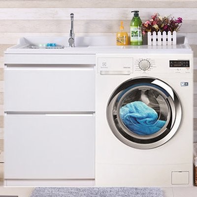 Тумба с раковиной Style Line Даллас Даллас 130 Люкс Plus, напольная, белая (уценка: сколы)