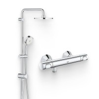 Душевой комплект Термостат Grohe Grohtherm 34793000 + Стойка New Tempesta Cosmopolitan 27394002