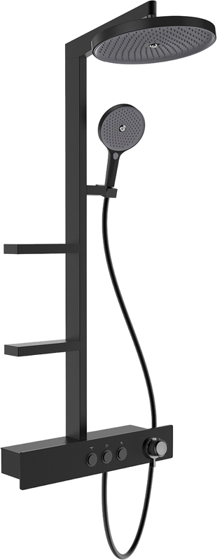 Душевая стойка AQUAme AQM8005B черная