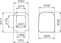 Комплект Унитаз подвесной VitrA Shift 7742B003-0075 белый глянцевый + Крышка 91-003-009 с микролифтом, петли хром + Инсталляция AlcaPlast AM101/1120-4:1 RU M578-0001 кнопка смыва черная