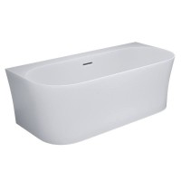 Акриловая ванна Ravak Freedom XC00D00051 170x80 см, пристенная, белая, на ножках, со сливом-переливом