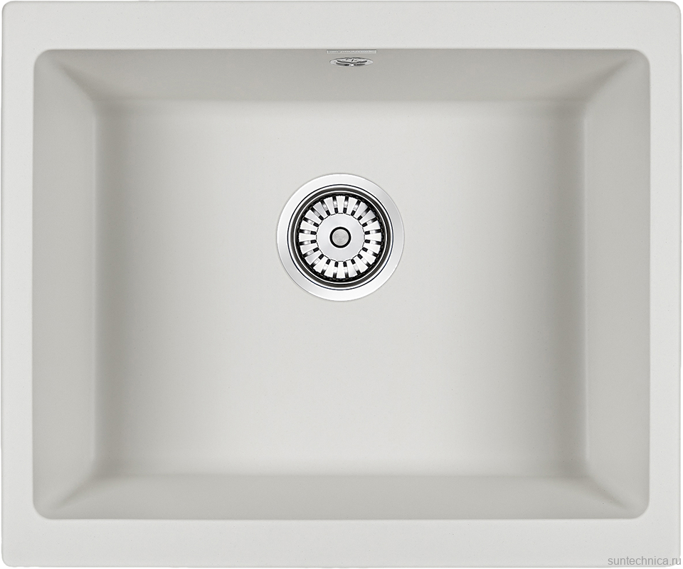 Комплект Мойка Paulmark Gera 60 PM205546-WH белый + Смеситель Grohe Euroeco