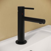 Смеситель для раковины VitrA Origin A4255636WTC матовый черный