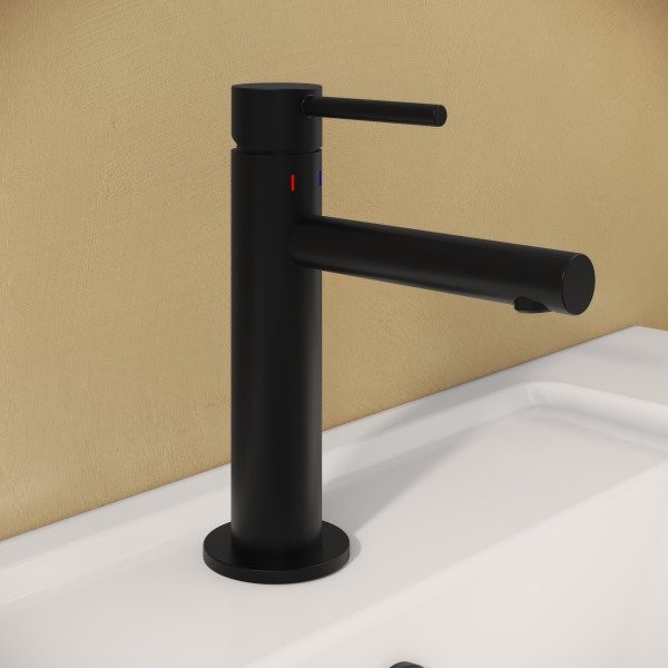 Смеситель для раковины VitrA Origin A4255636WTC матовый черный