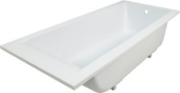 Ванна из искусственного камня Marmo Bagno Ницца 180x80 см, встраиваемая, белая, на ножках