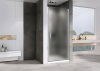Душевая дверь в нишу Abber Sonnenstrand AG04100M 100 см, профиль хром, стекло матовое