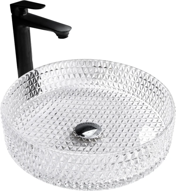 Накладная раковина Abber Glas AK2301 прозрачная