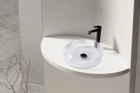 Накладная раковина Abber Glas AK2301 прозрачная