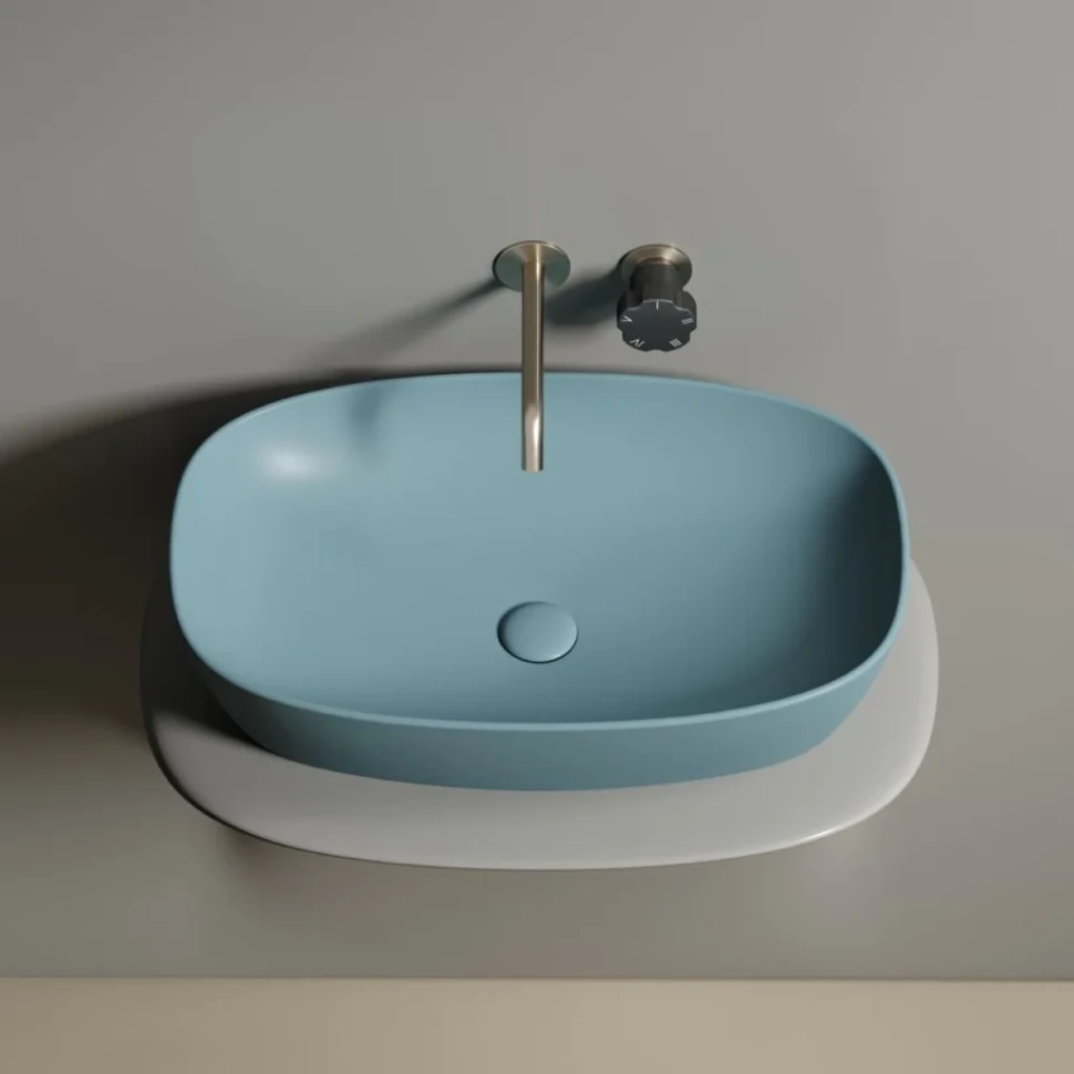 Накладная раковина Ceramicanova Element CN6049MLG зеленая матовая