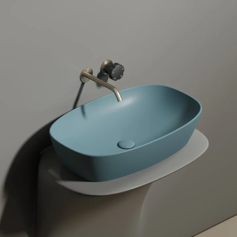 Накладная раковина Ceramicanova Element CN6049MLG зеленая матовая