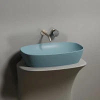 Накладная раковина Ceramicanova Element CN6049MLG зеленая матовая