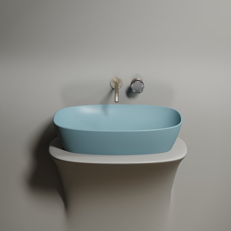 Накладная раковина Ceramicanova Element CN6049MLG зеленая матовая
