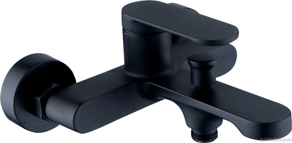 Душевой комплект Смеситель Orange Vesper M10-100b черный + Гарнитур OS142b черный