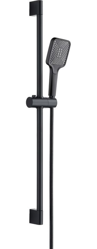 Душевой комплект Смеситель Orange Vesper M10-100b черный + Гарнитур OS142b черный