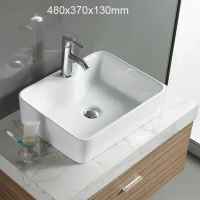 Раковина накладная Azario 48x37x13 AZ-2010 Раковина накладная Azario 48x37x13 AZ-2010