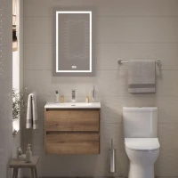 Тумба с раковиной BelBagno Kraft 39 60 rovere tabacco, раковина BB-8099-3-60