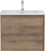 Тумба с раковиной BelBagno Kraft 39 60 rovere tabacco, раковина BB-8099-3-60
