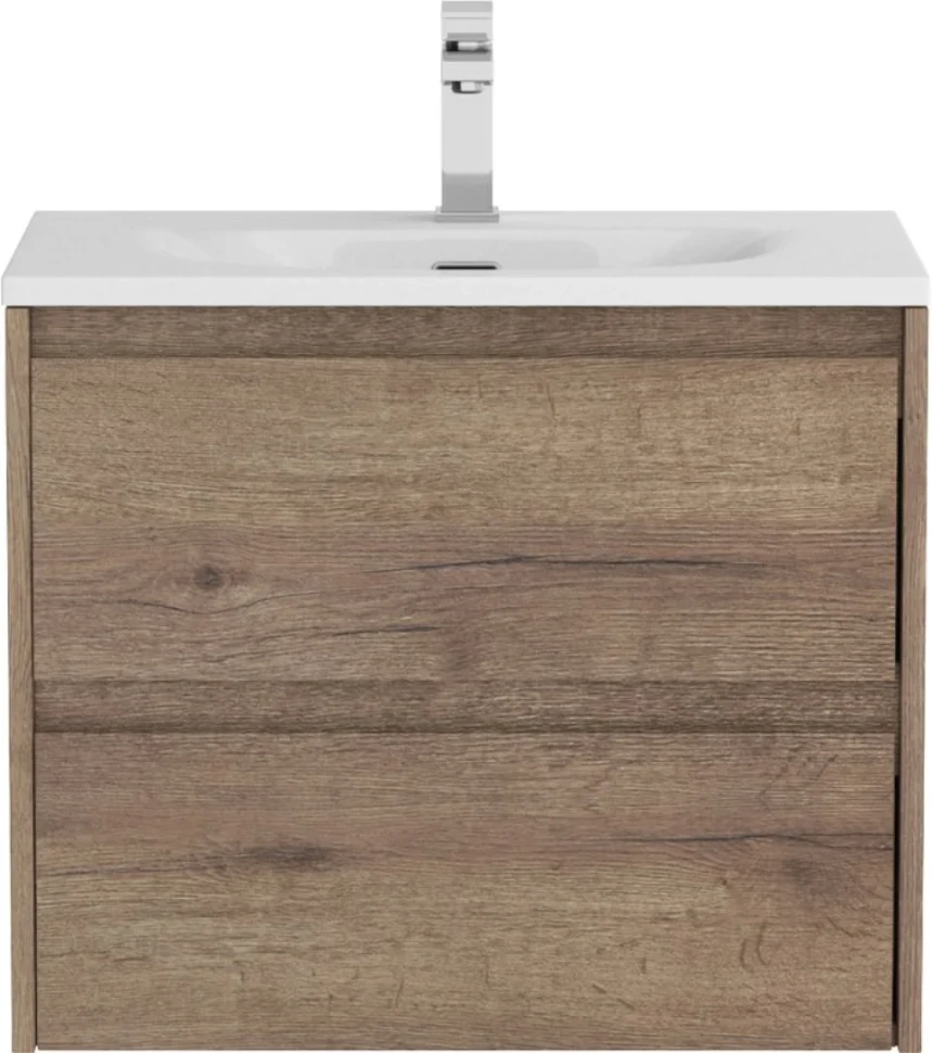 Тумба с раковиной BelBagno Kraft 39 60 rovere tabacco, раковина BB-8099-3-60