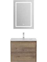 Тумба с раковиной BelBagno Kraft 39 60 rovere tabacco, раковина BB-8099-3-60