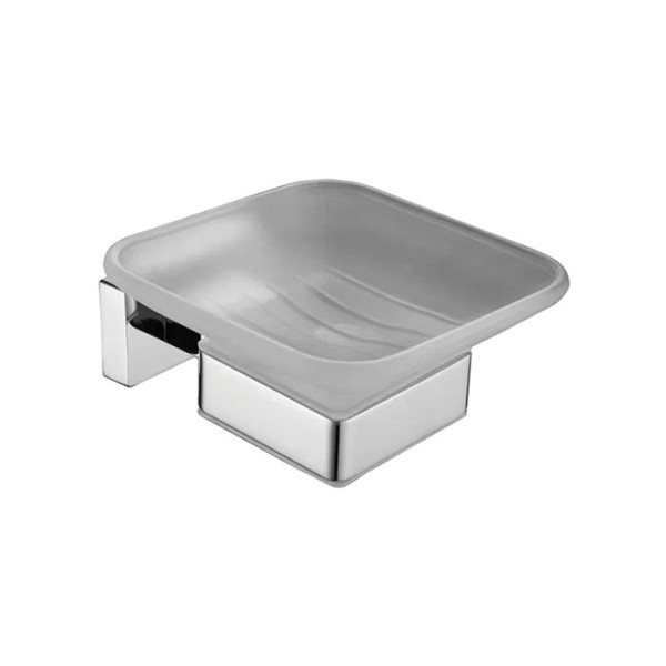 Мыльница Shevanik SG56 SG5603 настенная, стеклянная, хром