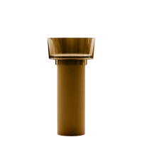 Раковина напольная Abber Kristall AT2702Vesuvian-H 45 глянцевая оливковая, круглая, моноблок