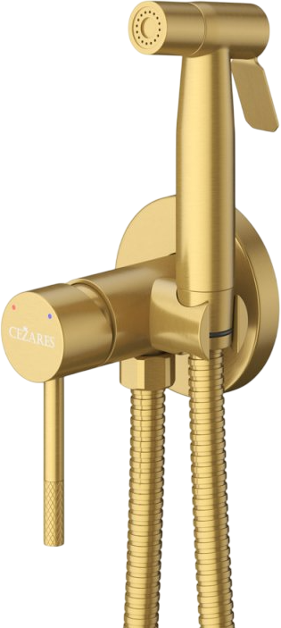 Гигиенический душ Cezares Relax RELAX-DIF-BORO С ВНУТРЕННЕЙ ЧАСТЬЮ, брашированное золото