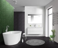 Тумба с раковиной BelBagno Albano 120 подвесная, bianco lucido, белая глянцевая раковина
