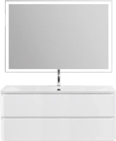 Тумба с раковиной BelBagno Albano 120 подвесная, bianco lucido, белая глянцевая раковина