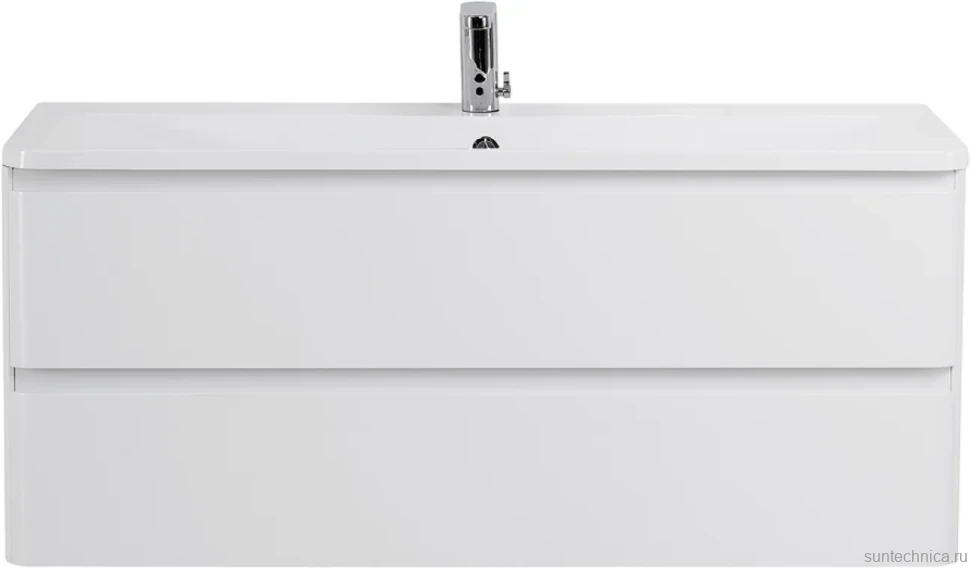 Тумба с раковиной BelBagno Albano 120 подвесная, bianco lucido, белая глянцевая раковина