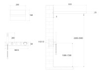 Душевой комплект Abber Rund AF8752B С ВНУТРЕННЕЙ ЧАСТЬЮ, матовый черный