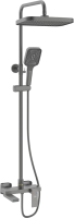 Душевая стойка Rose R1836T пепельный