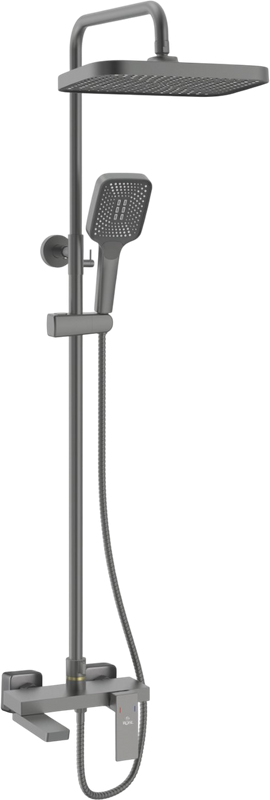 Душевая стойка Rose R1836T пепельный