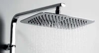 Душевой комплект Смеситель Wasserkraft Alme 1501 + Стойка A042