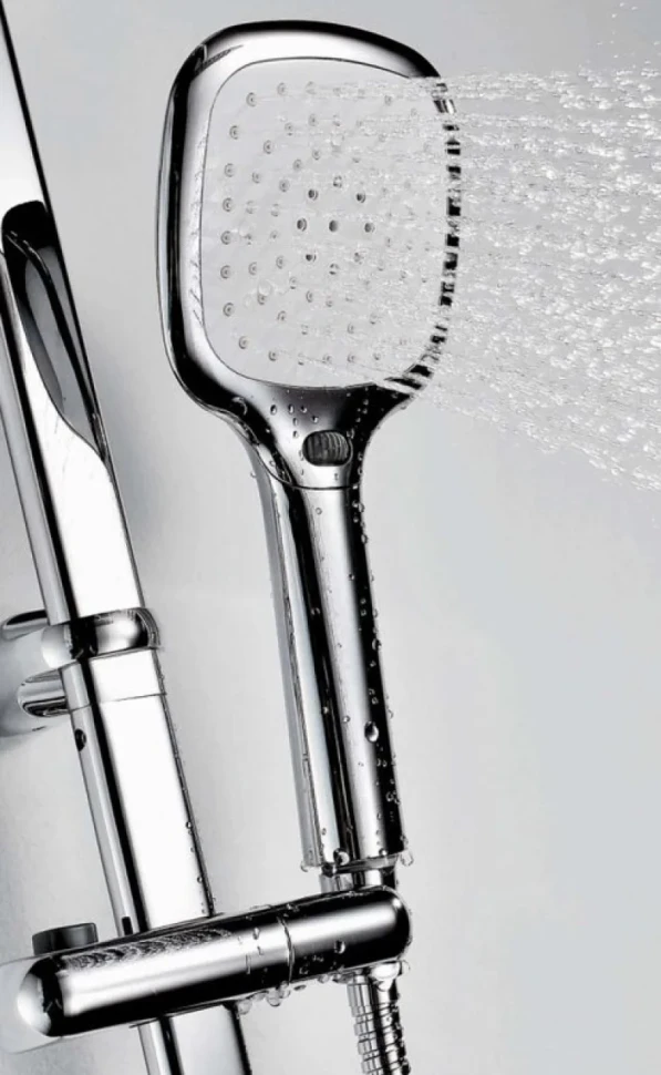 Душевой комплект Смеситель Wasserkraft Alme 1501 + Стойка A042