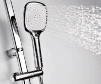 Душевой комплект Смеситель Wasserkraft Alme 1501 + Стойка A042
