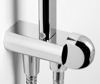 Душевой комплект Смеситель Wasserkraft Alme 1501 + Стойка A042