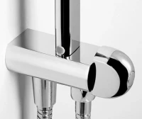 Душевой комплект Смеситель Wasserkraft Alme 1501 + Стойка A042