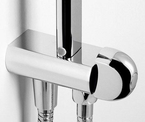 Душевой комплект Смеситель Wasserkraft Alme 1501 + Стойка A042