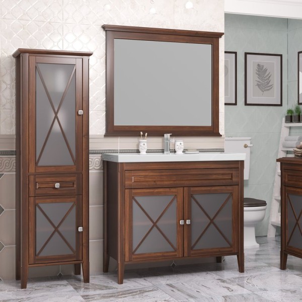 Мебель для ванной комнаты Opadiris Палермо 100 светлый орех