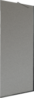 Душевая перегородка Maybahglass MGD-682-5у 109 см, профиль хром матовый, стекло графит матовое