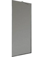 Душевая перегородка Maybahglass MGD-682-5у 109 см, профиль хром матовый, стекло графит матовое