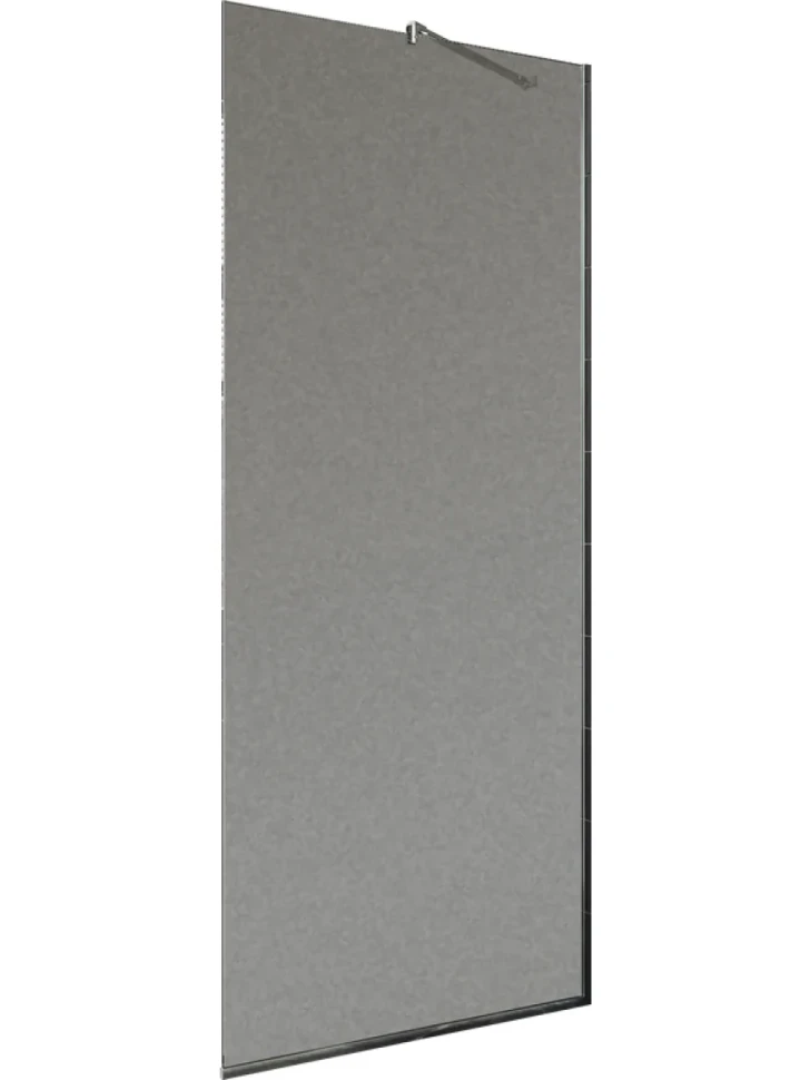 Душевая перегородка Maybahglass MGD-682-5у 109 см, профиль хром матовый, стекло графит матовое
