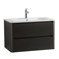 Мебель для ванной комнаты Cezares Relax 80 оружейная сталь, раковина Cezares CZR-800/480-LV-MR-NV